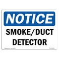 thumbnail image 1 of OSHA Notice Sign - Smoke Duct Detector | Decal | Protect Your Business, Construction Site, Warehouse & Shop Area |  Made in the USA, 1 of 4