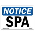 thumbnail image 1 of OSHA Notice Sign - Spa | Plastic Sign | Protect Your Business, Construction Site, Warehouse & Shop Area |  Made in the USA, 1 of 5