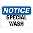 thumbnail image 1 of OSHA Notice Sign - Special Wash | Decal | Protect Your Business, Construction Site, Warehouse & Shop Area |  Made in the USA, 1 of 4