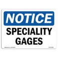 thumbnail image 1 of OSHA Notice Sign - Specialty Gases | Decal | Protect Your Business, Construction Site, Warehouse & Shop Area |  Made in the USA, 1 of 4