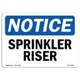 thumbnail image 1 of OSHA Notice Sign - Sprinkler Riser | Decal | Protect Your Business, Construction Site, Warehouse & Shop Area |  Made in the USA, 1 of 4