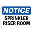 thumbnail image 1 of OSHA Notice Sign - Sprinkler Riser Room, 1 of 1