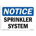 thumbnail image 1 of OSHA Notice Sign - Sprinkler System |  Aluminum Sign | Protect Your Business, Construction Site, Warehouse & Shop Area |  Made in the USA, 1 of 6