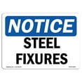 thumbnail image 1 of OSHA Notice Sign - Steel Fixtures | Decal | Protect Your Business, Construction Site, Warehouse & Shop Area |  Made in the USA, 1 of 4