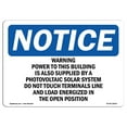 thumbnail image 1 of OSHA Notice Sign - Warning Power To This Building Is Also Supplied | Plastic Sign | Protect Your Business, Work Site, Warehouse |  Made in the USA, 1 of 5