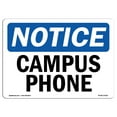 thumbnail image 1 of OSHA Notice Signs - Campus Phone | Decal | Protect Your Business, Construction Site, Warehouse & Shop Area |  Made in the USA, 1 of 4
