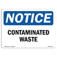thumbnail image 1 of OSHA Notice Signs - Contaminated Waste | Decal | Protect Your Business, Construction Site, Warehouse & Shop Area |  Made in the USA, 1 of 4