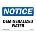thumbnail image 1 of OSHA Notice Signs - Demineralized Water | Decal | Protect Your Business, Construction Site, Warehouse & Shop Area |  Made in the USA, 1 of 4