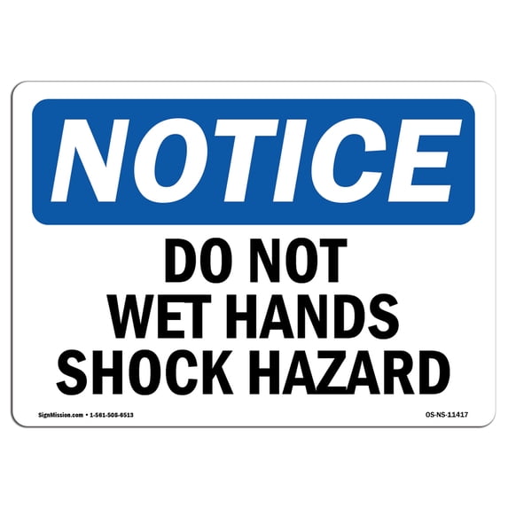 OSHA Notice Signs - Do Not Work On This Equipment Sign With Symbol | Decal | Protect Your Business, Work Site | Made in the USA