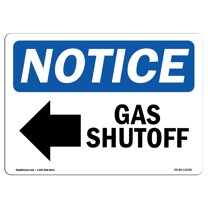 OSHA Notice Sign - Dirty Towels [Up Arrow] | Aluminum Sign | Protect ...