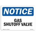 thumbnail image 1 of OSHA Notice Signs - Gas Shutoff Valve Sign  | Extremely Durable Made in the USA Signs or Heavy Duty Vinyl label Decal | Protect Your Construction Site, Warehouse, Shop Area & Business, 1 of 4