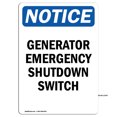 thumbnail image 1 of OSHA Notice Signs - Generator Emergency Shutdown Switch | Decal | Protect Your Business, Construction Site, Warehouse | Made in the USA, 1 of 4