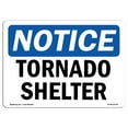 thumbnail image 1 of OSHA Notice Signs - NOTICE Tornado Shelter | Decal | Protect Your Business, Construction Site, Warehouse & Shop Area |  Made in the USA, 1 of 4