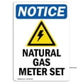 thumbnail image 1 of OSHA Notice Signs - Natural Gas Meter Set Sign With Symbol | Decal | Protect Your Business, Work Site, Warehouse | Made in the USA, 1 of 4