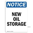 thumbnail image 1 of OSHA Notice Signs - New Oil Storage | Decal | Protect Your Business, Construction Site, Warehouse & Shop Area | Made in the USA, 1 of 4