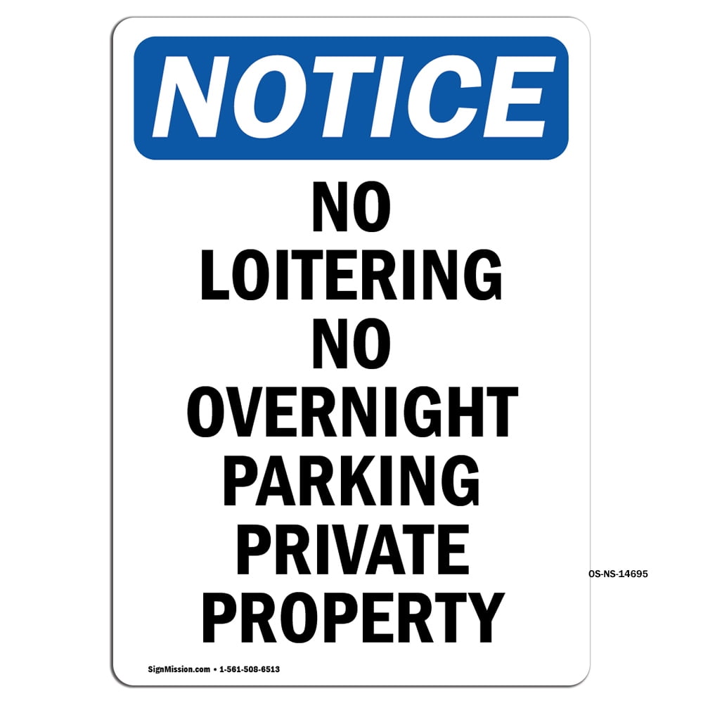 Osha, avviso | Heavy Duty Sign o etichetta, Plastica, Landscape, 24