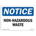 thumbnail image 1 of OSHA Notice Signs - Non-Hazardous Waste Sign  | Extremely Durable Made in the USA Signs or Heavy Duty Vinyl label Decal | Protect Your Construction Site, Warehouse, Shop Area & Business, 1 of 4