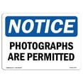 thumbnail image 1 of OSHA Notice Signs - Photographs Are Permitted | Decal | Protect Your Business, Construction Site, Warehouse & Shop Area |  Made in the USA, 1 of 4
