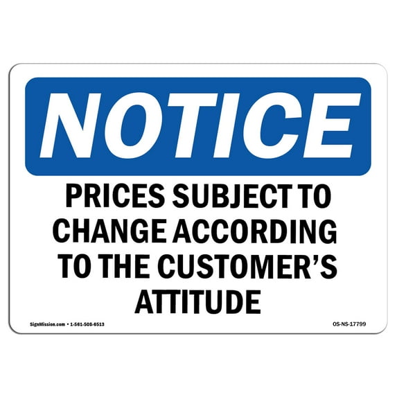 OSHA Notice Signs - Prices Subject To Change According To The Sign | Extremely Durable Made in the USA Signs or Heavy Duty Vinyl label | Protect Your Warehouse & Business