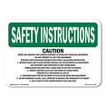 thumbnail image 1 of OSHA SAFETY INSTRUCTIONS Sign - Caution There Are Obvious And Hidden Dangers | Plastic Sign | Protect Your Business, Work Site, Warehouse | Made in the USA, 1 of 5