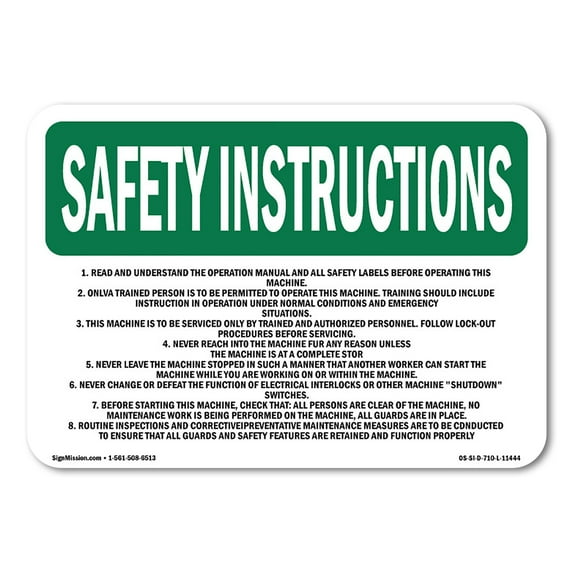 OSHA SAFETY INSTRUCTIONS Sign - Pool Is Equipped With Handicap With Symbol | Plastic Sign | Protect Your Business, Work Site, Warehouse | Made in the USA