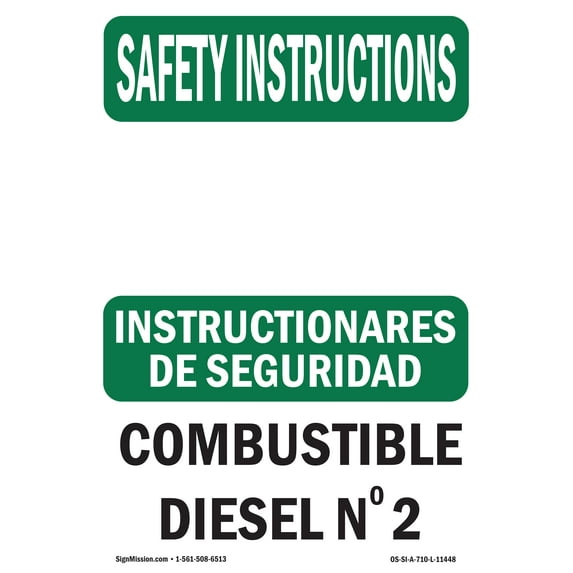 OSHA SAFETY INSTRUCTIONS Sign - SAFETY INSTRUCTIONS | Decal | Protect Your Business, Construction Site, Warehouse & Shop Area | Made in the USA
