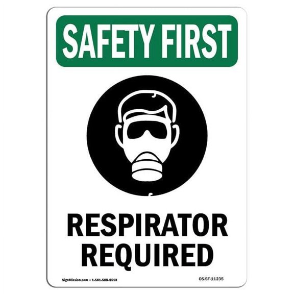 OSHA Safety First Sign with Symbol