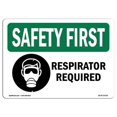 thumbnail image 1 of OSHA Safety First Sign with Symbol, 1 of 1