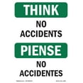 thumbnail image 1 of OSHA THINK Sign - No Accidents | Decal | Protect Your Business, Construction Site, Warehouse & Shop Area | Made in the USA, 1 of 5