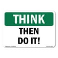 thumbnail image 1 of OSHA THINK Sign - Then Do It | Decal | Protect Your Business, Construction Site, Warehouse & Shop Area | Made in the USA, 1 of 5
