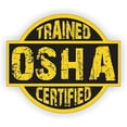 thumbnail image 1 of OSHA Trained Certified Hard Hat Sticker | Helmet Decal | Label Lunch Tool Box Motorcycle | Size: 2", 1 of 3