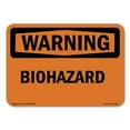thumbnail image 1 of OSHA WARNING Sign - Biohazard | Decal | Protect Your Business, Construction Site, Warehouse & Shop Area | Made in the USA, 1 of 5
