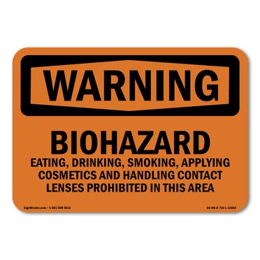 OSHA WARNING Sign - Cold Burn Hazard Cryogenic Liquid With Symbol ...