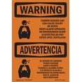 thumbnail image 1 of OSHA WARNING Sign - Carbon Dioxide Gas Bilingual | Plastic Sign | Protect Your Business, Construction Site, Warehouse & Shop Area | Made in the USA, 1 of 5