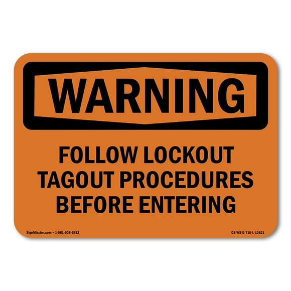 Osha Lockout Tagout Procedures