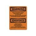 thumbnail image 1 of OSHA WARNING Sign - Lockout Machinery Prior Servicing Bilingual | Plastic Sign | Protect Your Business, Work Site, Warehouse & Shop Area | Made in the USA, 1 of 5