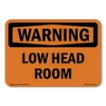 thumbnail image 1 of OSHA WARNING Sign - Low Head Room | Decal | Protect Your Business, Construction Site, Warehouse & Shop Area | Made in the USA, 1 of 5