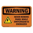 thumbnail image 1 of OSHA WARNING Sign - Never Remove Panel | Decal | Protect Your Business, Construction Site, Warehouse & Shop Area | Made in the USA, 1 of 5