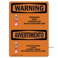 thumbnail image 1 of OSHA WARNING Sign - Renovation Work Contains Lead | Plastic Sign | Protect Your Business, Construction Site, Warehouse & Shop Area | Made in the USA, 1 of 5