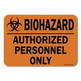 thumbnail image 1 of OSHA Warning Sign - BioHazard Personnel | Plastic Sign | Protect Your Business, Work Site, Warehouse & Shop Area |  Made in the USA, 1 of 6