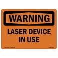 thumbnail image 1 of OSHA Warning Sign - Laser in Use, 1 of 1