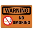 thumbnail image 1 of OSHA Warning Sign - No Smoking, 1 of 1