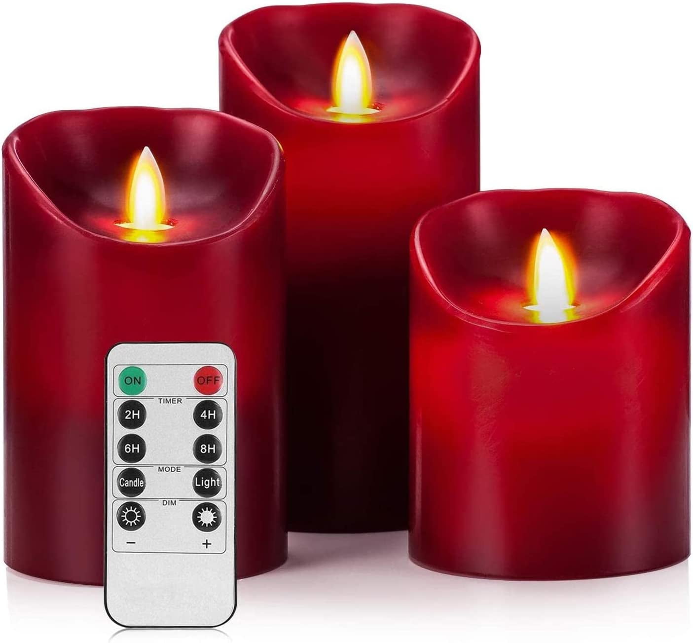 Red And White Candles Household Power Outage Smokeless - Temu Germany