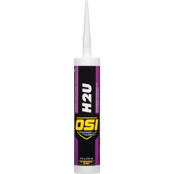 1256934 H2U Window, Door, Siding& Trim Sealant, White, 10-oz. - Quantity 1