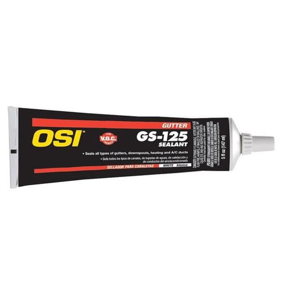 OSI 1797609 5 oz Liquid & Paste Gutter Seam Sealant, White