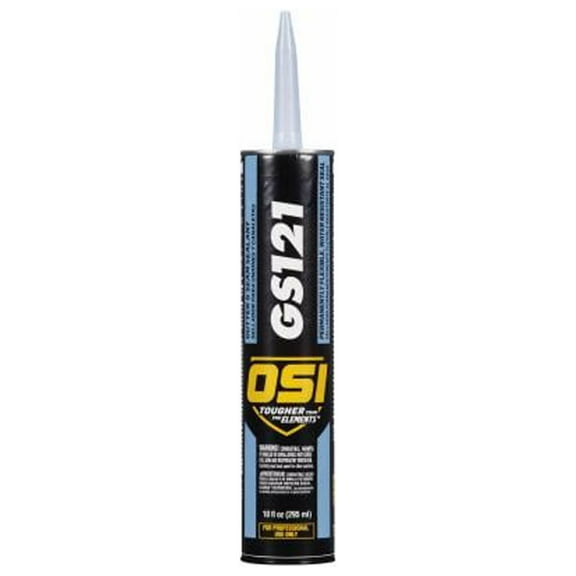 OSI 1943973 GS121 Gutter & Seam Sealant, Clear, 10-oz. - Quantity 1