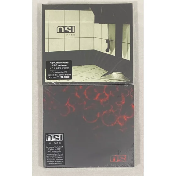 OSI Free & Blood CD Lot NEW Kevin Moore Jim Matheos Mike Portnoy Gavin Harrison