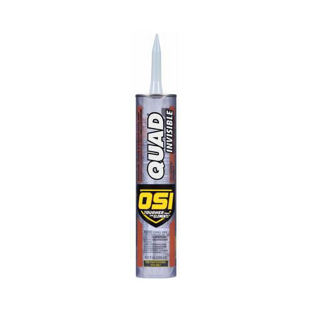 OSI Quad Invisible Clear Elastomeric Polymers Sealant 9.5 oz