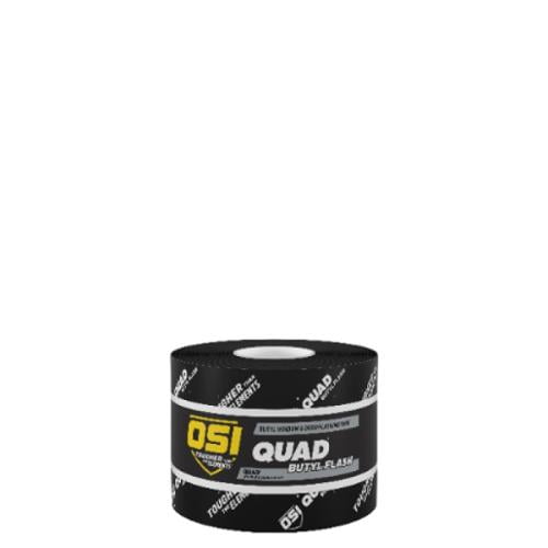 OSI Sealants & Henkel 2876265 4 in. x 75 ft. Butyl Flash Self-Adhering Flexible Flashing Tape - Black