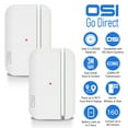 thumbnail image 1 of OSI Wireless Contact Sensors Gen 2 (2-Pack), Accessory for OSI Smart Alarm System (Gen 2), Wi-Fi Wireless Door & Window Sensor, with 3M Adhesive, use on Windows, Doors, Patio Door etc., 1 of 11